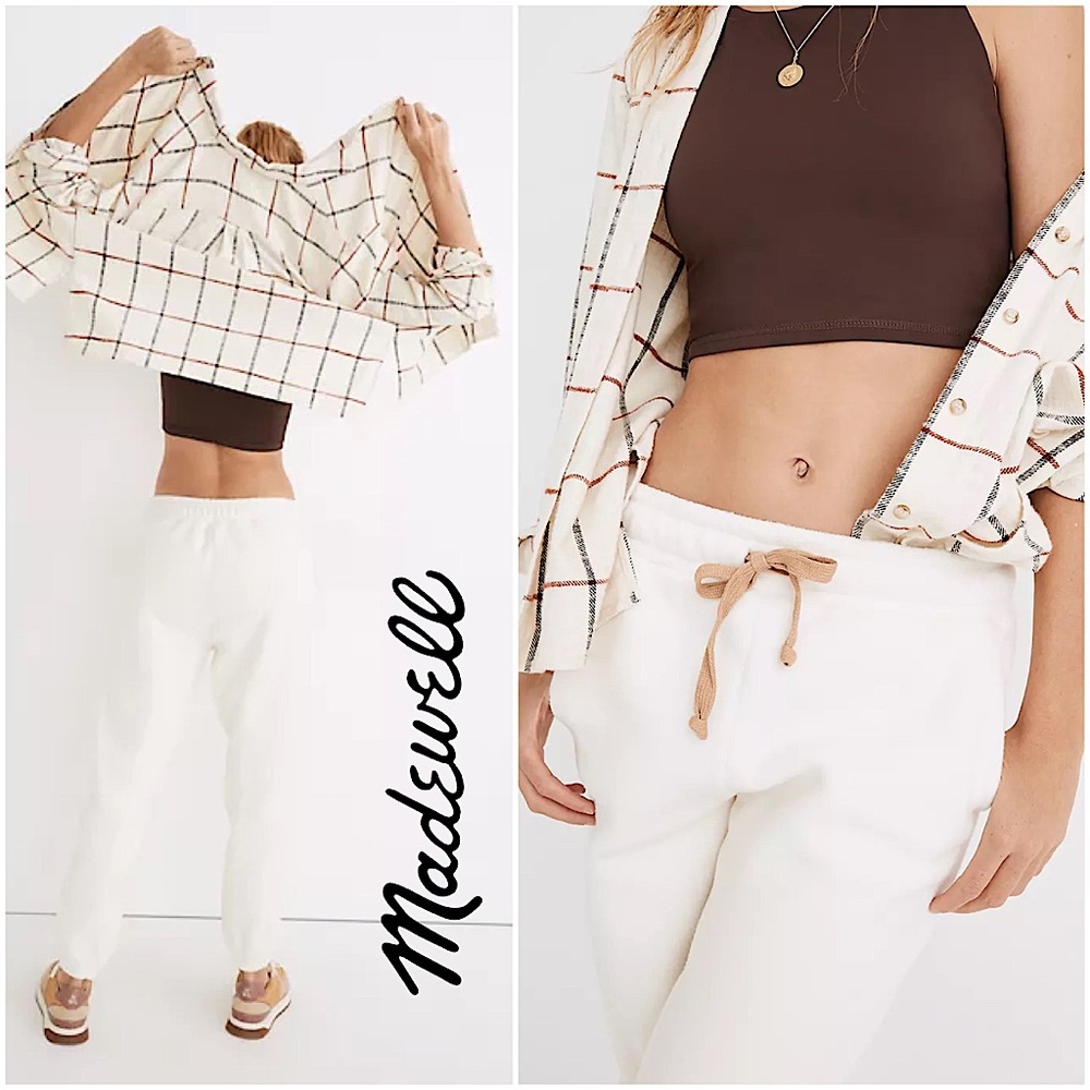 Madewell Make Weekends Longer Betterfleece Retro Jogger Sweatpants